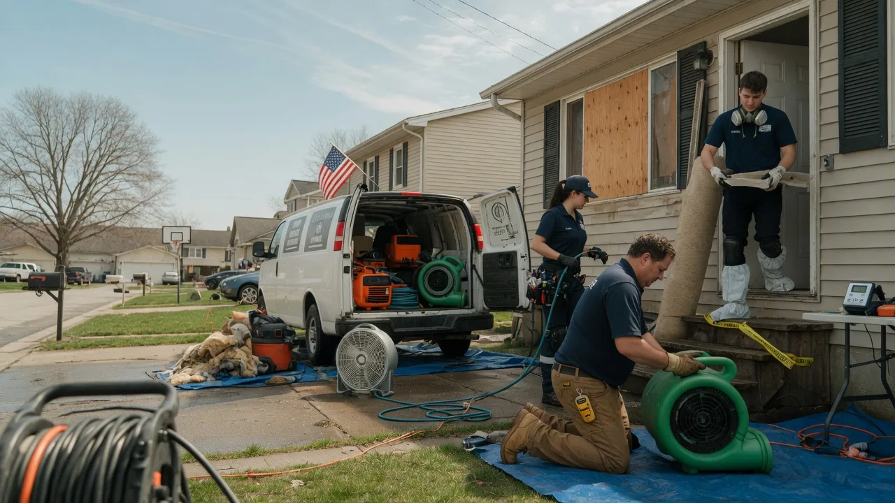 Water Damage Restoration in Sandy Lake, PA near me